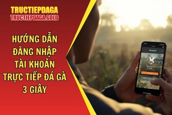 Hướng Dẫn Đăng Nhập Tài Khoản Trực Tiếp Đá Gà 3 Giây
